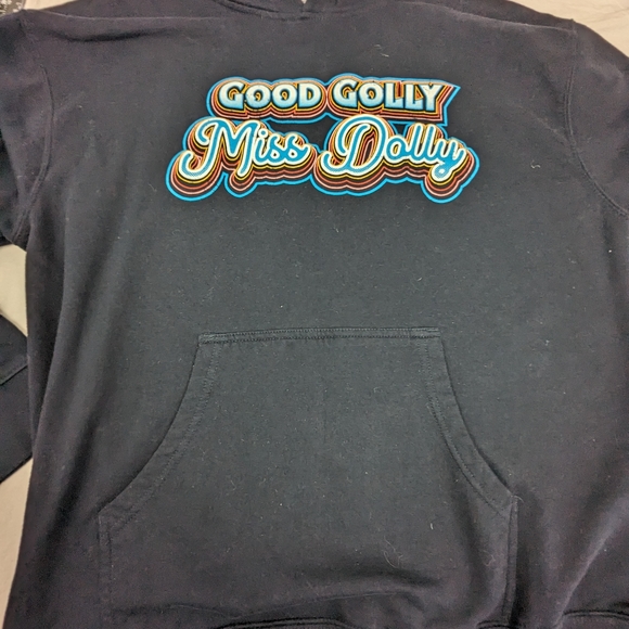 Dolly Parton Tops - Good Golly Miss Dolly PA02 Black Hoodie XL